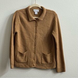Westbound Camel Button-Up Women's Cardigan